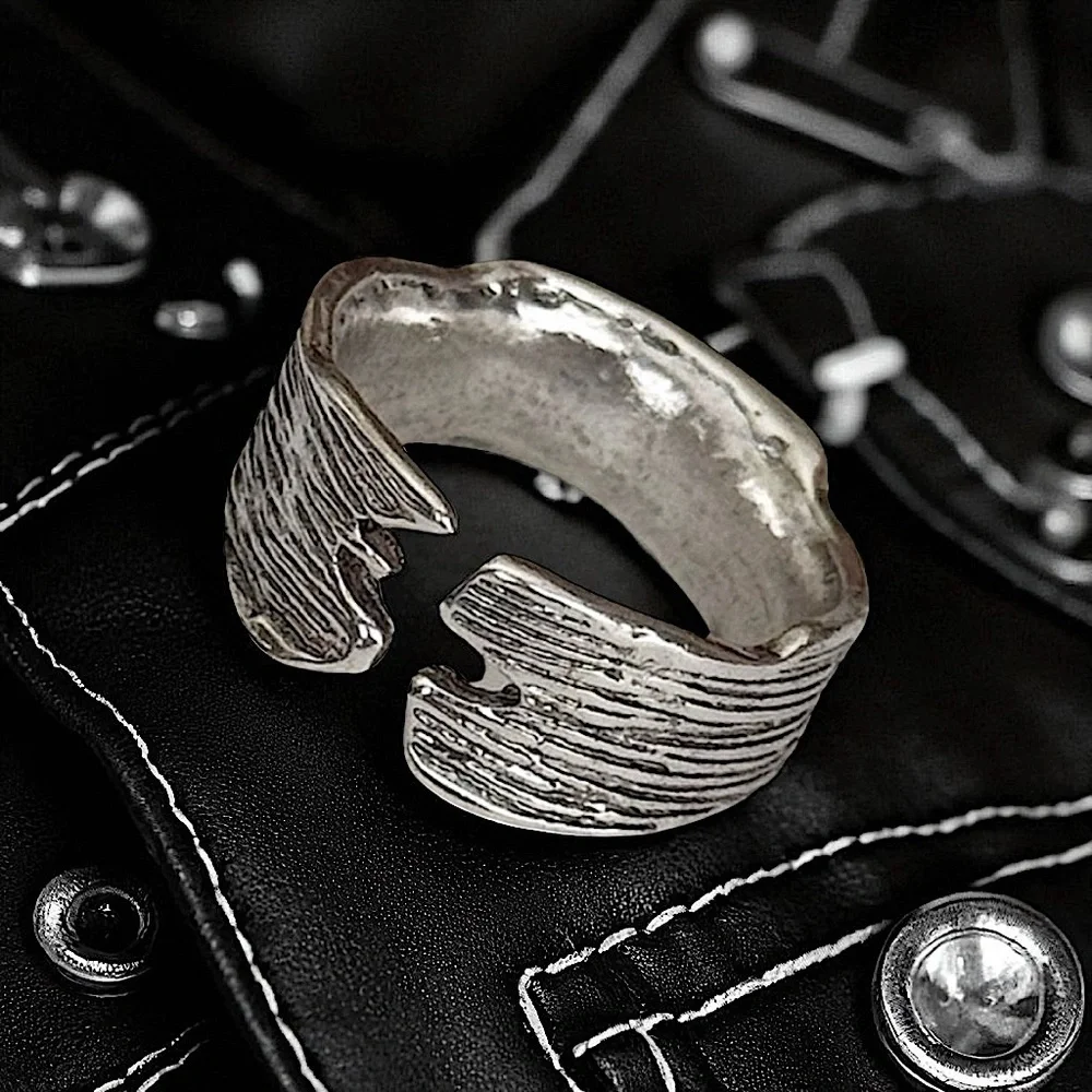 5 For $25💫Trendy Silver Whimsigoth Ring
